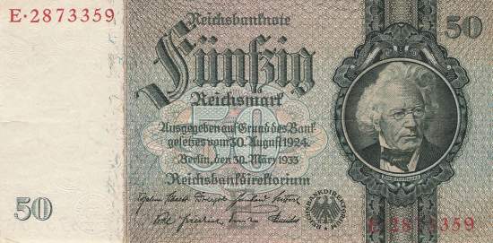 50 Mark 1933 ro.175a E/E